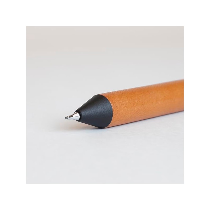 Romeo Romeo Multifunction Pen 4 in 1 Leather Grip Brown