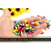 VICTHY 140pcs (14 Colors) Cat Nail Caps, Cat Claw Covers