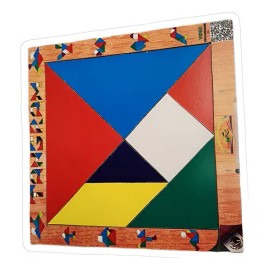 Tangram De Madera Juego Didáctico Rompecabezas Mayoreo 50pzs