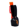 swisstrailbell® Mexico Edition Deep Black: OrangeBike, Orange Band, Bicycle Bell,