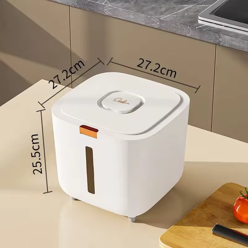 Sealed Rice Storage Container with Lid, 5kg/10kg
