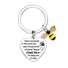BESPMOSP There Are People In This World Leaving Gifts for Colleague Thank You Gifts for Teacher Keyring New Job Gifts Retirement Gifts for Women