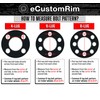 eCustomrim Aluminum Trailer Wheel 15X6 15" Evolution Black 6 Lug