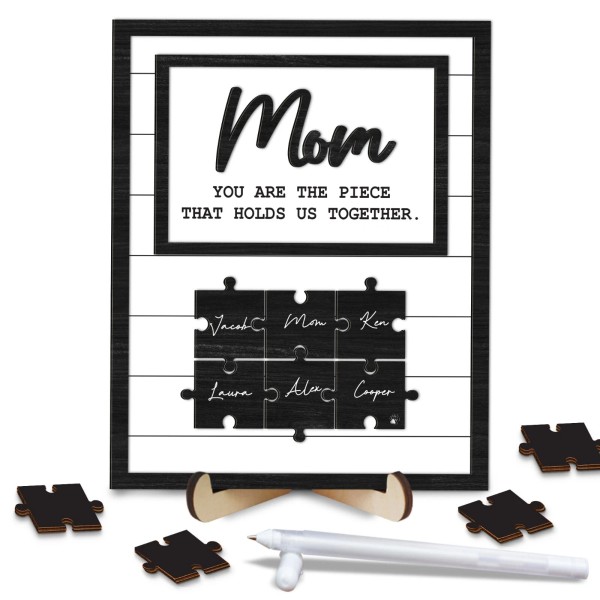 Handmade Mom You Are the Piece That Holds Us Together