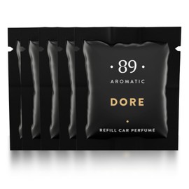 Aromatic • 89 • Car Vent Clip Refill Pack - 5 Capsules for Exclusive Luxury Flavours - Ideal as a Gift - Made in Lithuania