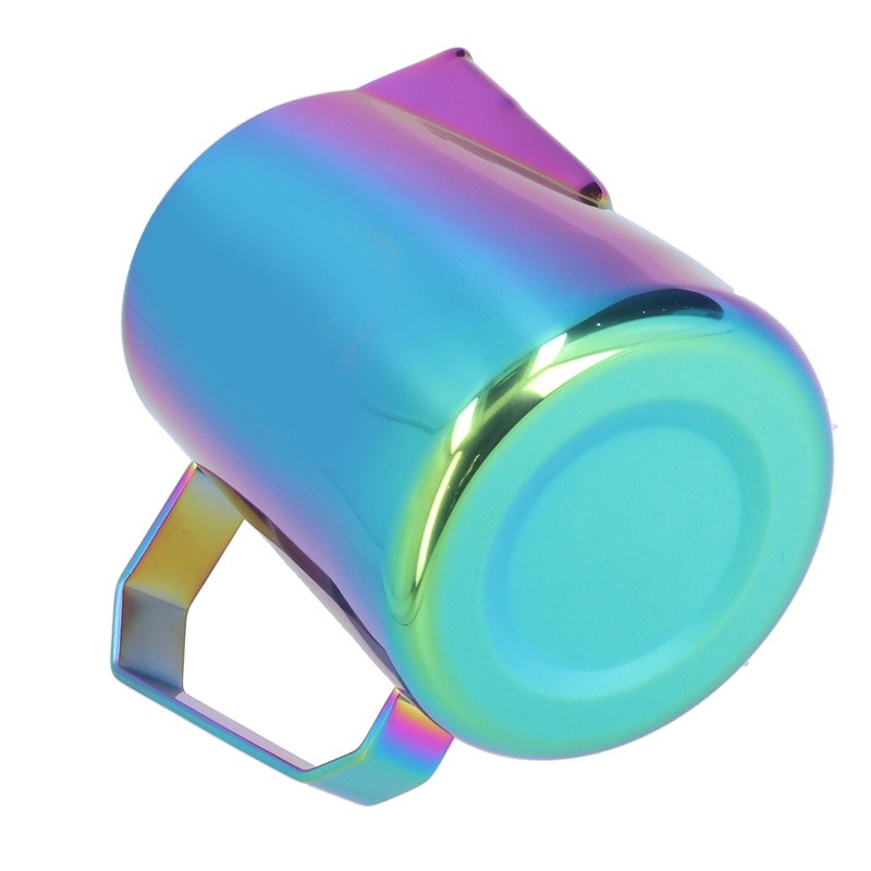 Coffee Frothing Cup Colorful 600ml Milk Frothing Pitcher 304 Stainless
