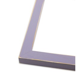 The Rusty Roof - Distressed Emily French Lilac - Solid Wood Picture Frame - 16x24