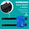 Set 6 Equipo De Protección Para Patinar, Bicicleta Patineta Azul