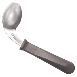 Rehabilitation Advantage Right Handed Grip Easy Offset Spoon