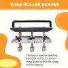 3-Station Sheet Metal Bender, 0-90° Bending Angle Roller Bender, Metal