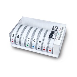Pin PING Headcovers Color Code Iron Covers Set of 8 White