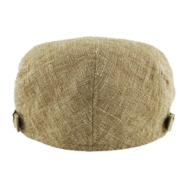 KeepSa Men's Cotton Vintage Style Flat Cap Gatsby Ivy Irish Hat Newsboy Beret Cap, #B06 - Yellow