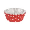 PME Red Polka Dot Cupcake Cases, Foil Lined, Pk/30, BC820