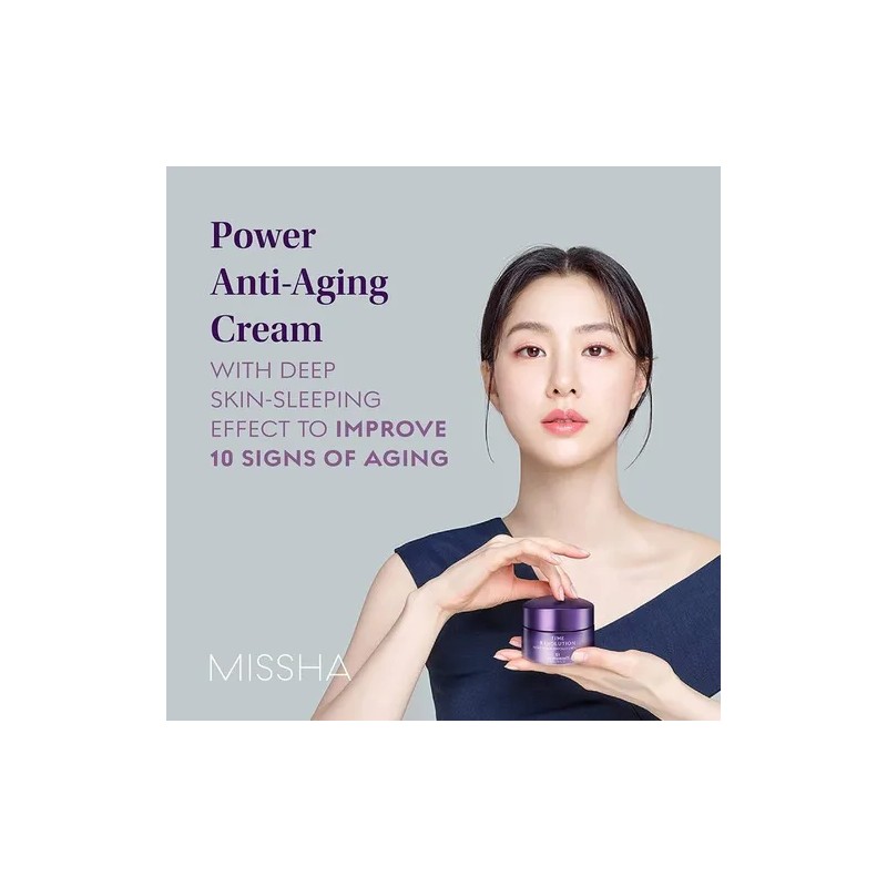Crema Rostro Noche Missha Time Revolution Piel Sensible Sin Parabenos