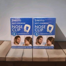 Svevno (2) 6 Packs Anti-Snoring Nose Clips Anti Snore Clip NEW Sealed