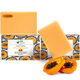 G.F. Brightening Soap for Dark Skin - Fast and Effective / New Formula Against Stains for Face and Body Revolutionary / 2 Cleansing Soaps