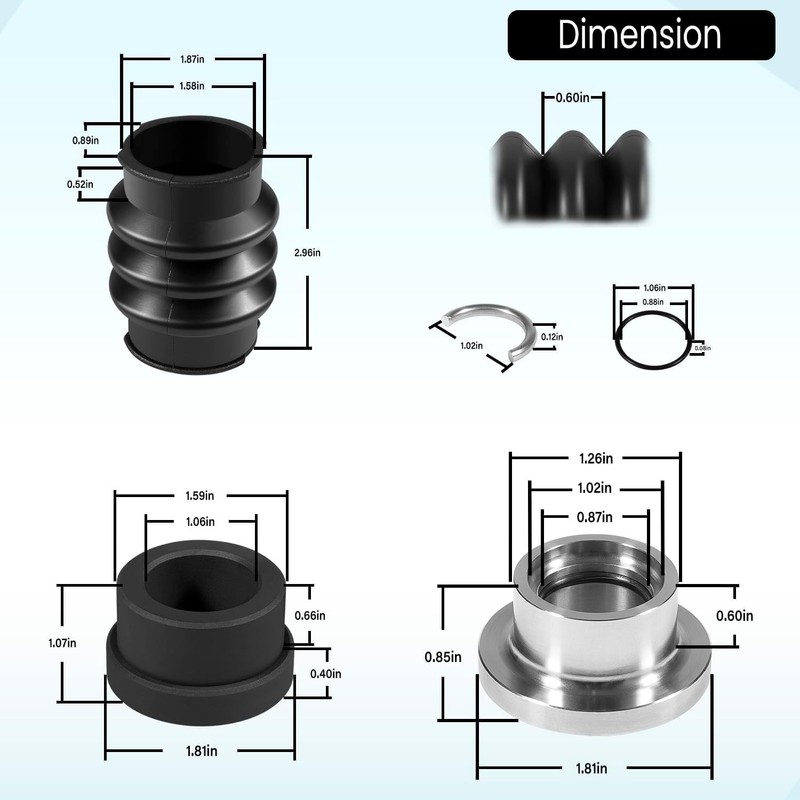 Replacement for Sea Doo Carbon Seal Drive Line Rebuild Repair
