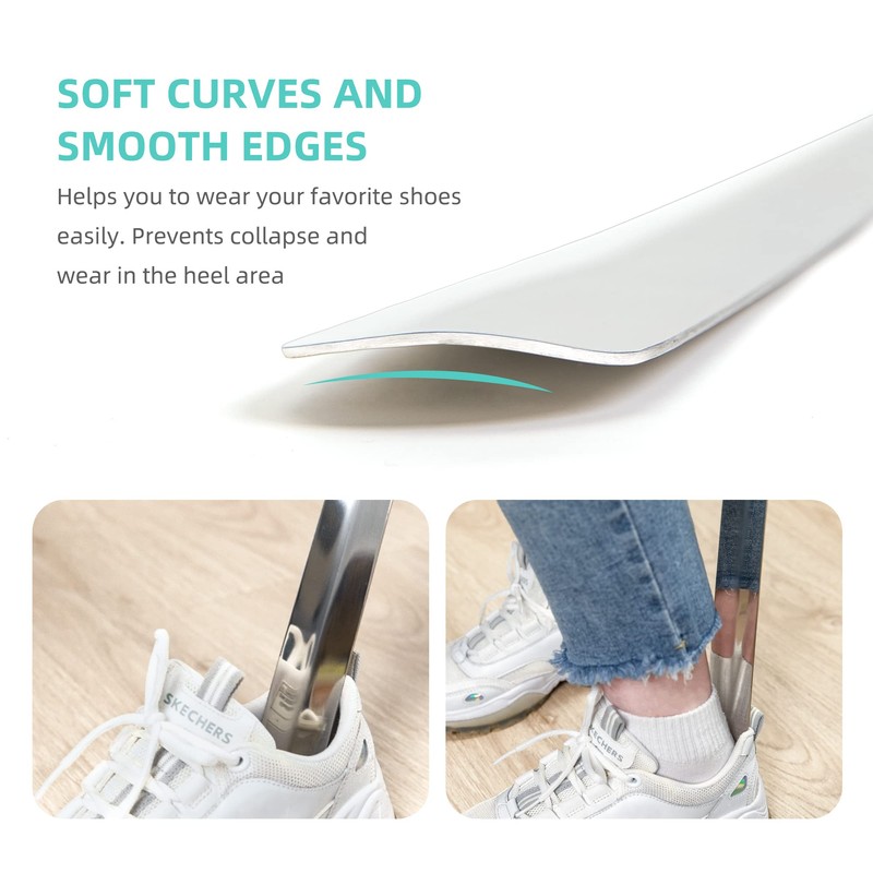 31.5" Long Shoe Horn, Shoe Horn Long Handle for Seniors,