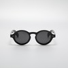 WDZAYXC Round Polarized Sunglasses with Thick Frame for Men and