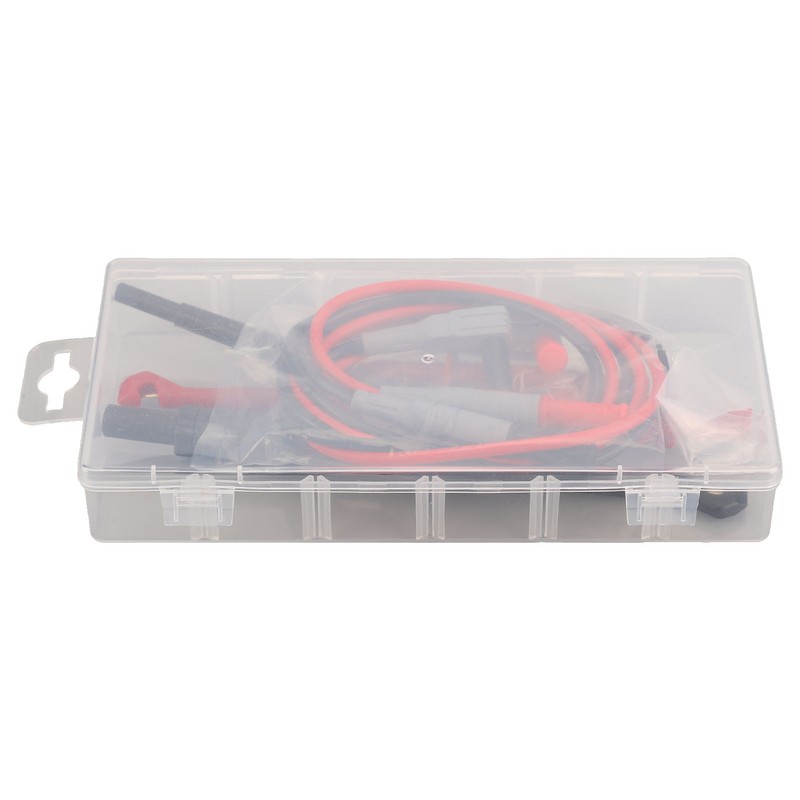 Multimeter Test Leads Kit Brass PVC PA Durable Wearable 4mm