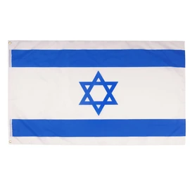 ARICONA FLAGS Israel flag - Israeli flag 3x5ft with brass eyelets – weatherproof national flag for flagpole – 100% polyester – 90x150cm