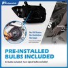 Vizotae Headlights Assembly for 2005 2006 Tundra Double Cab SR5/Limited(NOT