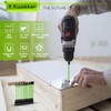 TLEEP 10 Pcs 1/4" Hex Head Allen Wrench Drill Bits