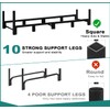 Fandature 8Ft Firewood Rack Adjustable Fireplace Wood Holder For Outdoor
