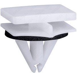 Rexka 10pcs Rocker Molding Clip for Ford W716503-S300 Fusion Lincoln MKZ