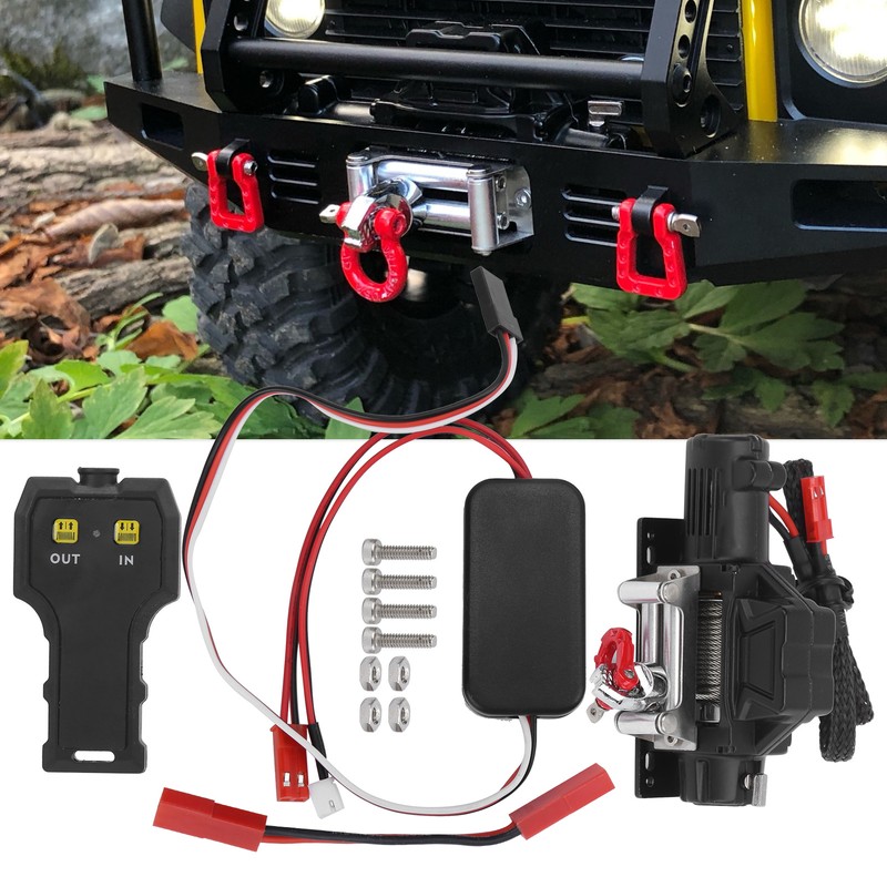 Automatic Winch with Handheld Remote Controler Single Motor Universal Winch