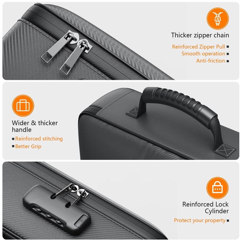 Grothery 5200°F Fireproof Document Organizer with Lock Fireproof & Waterproof