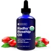 Radha Beauty Aceite de Rosa Mosqueta Orgánico 100% Puro, 120