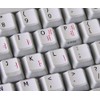 4Keyboard Korean-English Matte Non-Transparent Keyboard Stickers White Background for Desktop,