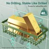 Veken Rustproof & Waterproof Shower Caddy 6-Pack, No Drilling Adhesive