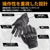 Sheepskin Motorcycle Gloves with Protector for Back of Hand (XL)