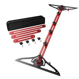 Stair Tread Template Tool,Solid Stair Tread Gauge,Shelf Layout Tool & Stair Tread Template Tool Jig,Stair Tread Measuring Tool Compatible with Many Types of Layout Project