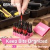 Geinxurn Impact Screwdriver Bits Set, 33 Pieces 2”Multi Head Magnetic