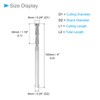 CoCud Solid Carbide Square Shank 6mm x 30mm Cutting 6mm