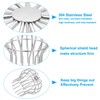 PATIKIL Gutter Guard 4 Inch, 2 Pack 304 Stainless Steel
