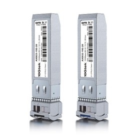 10Gtek a Pair of 10Gb SFP+ Bidi Transceiver, 10GBase-BIDI 1270nm/1330nm SMF, up to 20km, Compatible with Cisco SFP-10G-BXD-I/SFP-10G-BXU-I, Ubiquiti UniFi, Mikrotik, Netgear, Open Switch