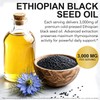 Ethiopian Black Seed Oil Softgels with Oregano Oil 2-in-1 Formula,120