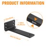Floating Shelf Bracket 6inch 4 Pack L Brackets for Shelves