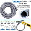 Liquid-Tight Conduit and Connector Kit 1/2 Inch 25 Ft,Flexible Non