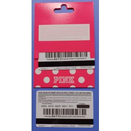 Starbucks VICTORIA'S SECRETE HANGER CARD" PINK" BRAND NEW ~ GREAT PRICE
