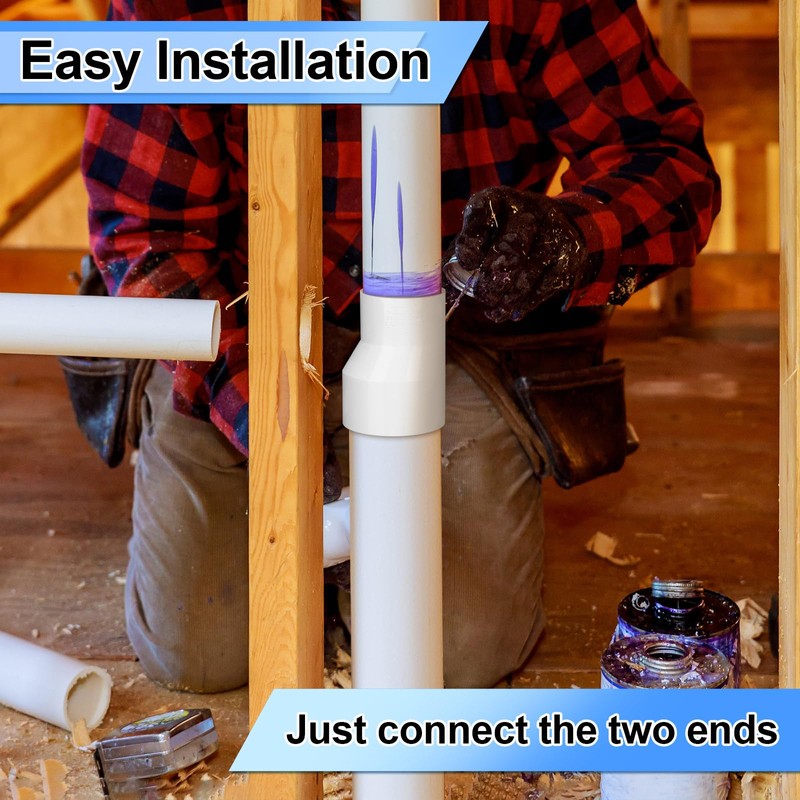 2" x 1-1/2" PVC Pipe Fitting Schedule 40 Compatible with