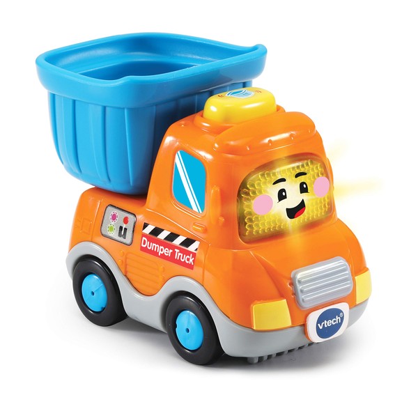 Vtech Toot-Toot Drivers Dumper Truck | Interactive Toddlers Toy for Pretend Play with Lights and Sounds | Suitable for Boys & Girls 12 Months, 2, 3, 4 + Years, English Version