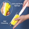 4PCS Baby Bottle Brush Set - Milk Bottle & Nipple