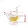 New Acrylic Manual Lemon Slice Squeezer, Portable Transparent Fruit Juicer,