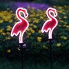 SunKite Flamingo Solar Stake Lights Outdoor,Waterproof Solar Neon Lights for