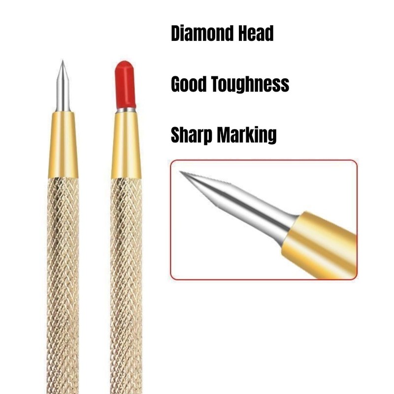 10Pcs Scriber Marking Tool, Aluminum Etching Pens with Tungsten Carbide